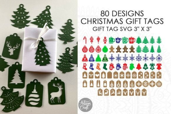 Download Christmas Gift Tag SVG Bundle - Premium Resources