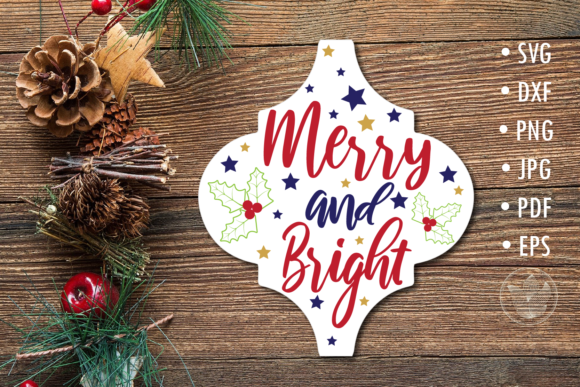 Download Arabesque Tile Svg Merry and Bright Chri - Premium Resources