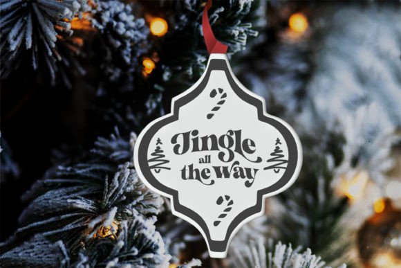 Download Jingle All the Way Arabesque Tile Svg - Premium Bundle