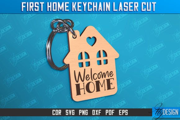 Download First Home Keychain | Housewarming Gift - Housewarming Collection