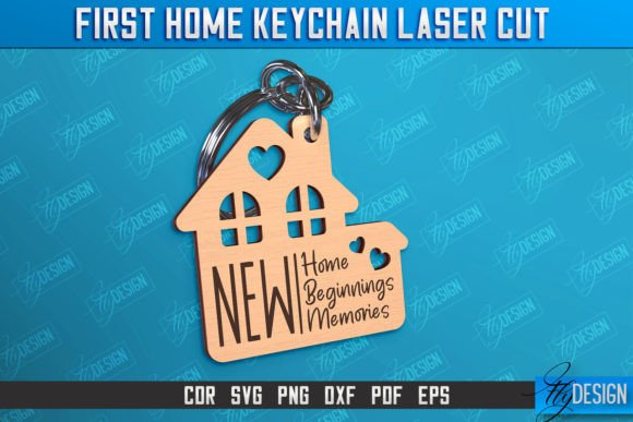Download First Home Keychain | Housewarming Gift - Housewarming Collection